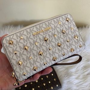 New Michael Kors jet set Large wallet wristlet
